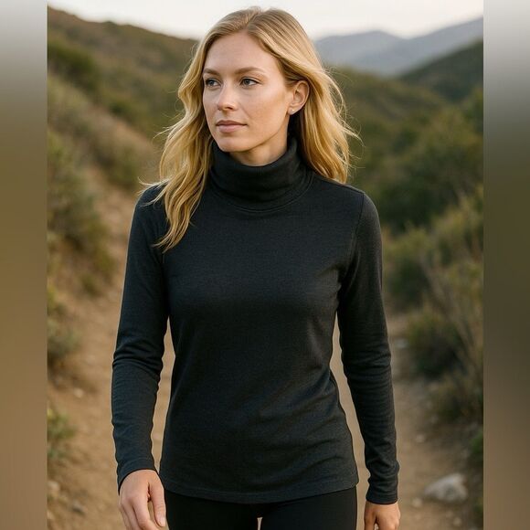 Lululemon Double Up Long Sleeve Reversible Pullover Turtleneck Size 6 - Picture 1 of 11